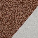 Rippjersey Stoff Leo beige braun