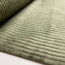 Samtcord Stoff Swafing Wanja khaki grün