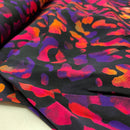 Viskose Stoff Webware Digital Leo Animal Print bunt