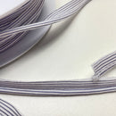 1 Meter Paspel Paspelband gestreift blau