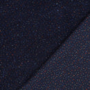 Teddy Tweed Stoff Jackenstoff dunkelblau