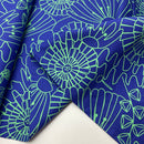 Nerida Hansen Baumwolle Blumen blau grün