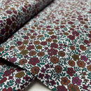 Swafing Tim Baumwolle Stoff Streublumen braun