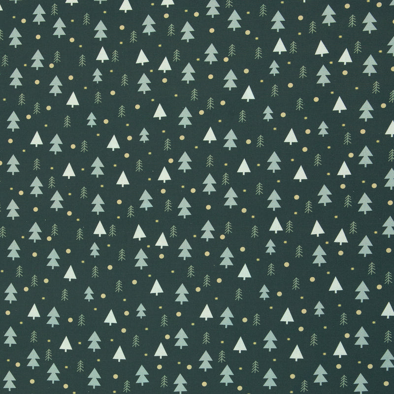 Baumwolle Weihnachten Stoff grün Swafing Björn