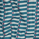 Handgefertigte Batik Baumwolle Muster petrol lila