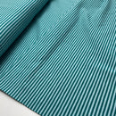Jersey Stoff Streifen petrol