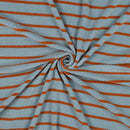 Kurzfloorfrottee Frottee Streifen blau braun