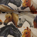 Swafing Ulli Canvas Stoff Pferde