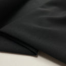 Cotton Interlock Jersey Stoff schwarz