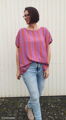 Swafing Viskose Stoff Walking by Cherry Picking