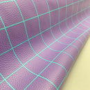 Swafing Happy Kunstleder by Cherry Picking kariert flieder