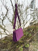 Samtstoff Deko Stoff Swafing Caracas beere