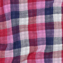 Musselin Stoff Double Gauze Baumwolle kariert