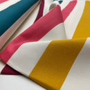 Canvas Stoff Streifen bunt