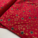 Baumwolle Weihnachten Stoff rot gold Swafing Rudolf