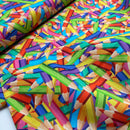 Baumwolle Stoff Stifte bunt Swafing Tim