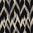 Swafing Ira Leinen Baumwolle Stoff Muster schwarz