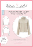Papierschnittmuster Lillesol & Pelle Raglansweater Raisa No. 101