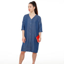 Papierschnittmuster Studio Schnittreif Blusenkleid Frau Edda