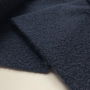 Boucle Stoff Jackenstoff blau