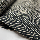 Swafing Vivien Viskose Stoff Muster schwarz