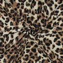 Gobelin Stoff Leo Muster beige