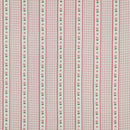 Musselin Double Gauze Baumwolle kariert Blumen rosa