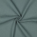Waffelpiqué Stoff uni altgrün Cotton Waffle