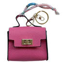 Anhänger für Tasche oder Schlüssel Handtasche Candy chic pink