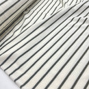 Kurzfloorfrottee Frottee Streifen ecru/oliv