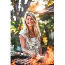 Canvas Baumwolle Stoff Gemüse beige