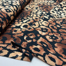 Swafing Olivia Jersey Stoff Leo Animalprint braun