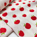 Swafing Alva Jersey mit Ajourmuster Stoff Äpfel