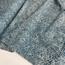Swafing Autumn Damask Jersey Stoff by Bienvenido Colorido blau