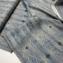 Leichter Bekleidungsstoff Webware Blusenstoff Muster blau