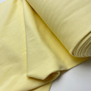 Fibre Mood Bündchen Stoff uni hellgelb