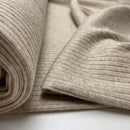 Viskose Strick Stoff beige