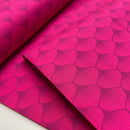 Baumwolle Stoff Webware Muster Blätter pink