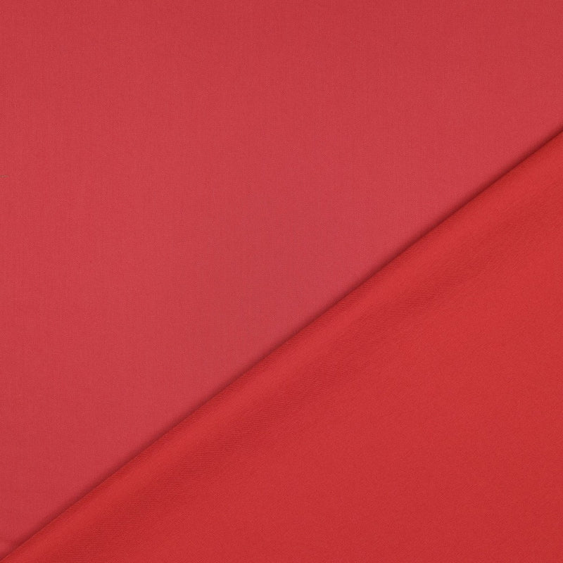 Tencel Satin Webware Stoff uni rotorange