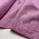 Swafing Paul Leinen Baumwolle Stoff Streifen pink