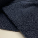Boucle Stoff Jackenstoff blau