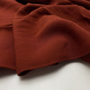Viskose Blusen Stoff Webware uni rostfarben