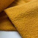 Boucle Stoff Jackenstoff gelb