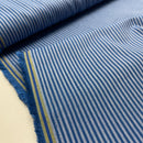 Westfalenstoffe Stoff Vichy Baumwolle Streifen blau