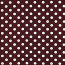Viskose Stoff Webware Punkte Polka Dots bordeaux rot