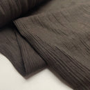 Fibre Mood Crash Tencel Stoff Webware dunkelbraun