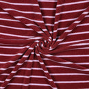 Kurzfloorfrottee Frottee Streifen rosa rot