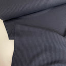 Toptex Bambus Rippenstrick Stoff uni dunkelblau