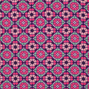 Viskose Ecovero Stoff Muster pink