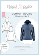 Papierschnittmuster Lillesol & Pelle Comfort Hoodie Men No. 5